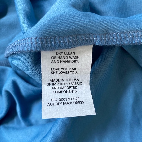 Show Me Your MUMU New Audrey Maxi Dress Blue - Picture 8 of 11